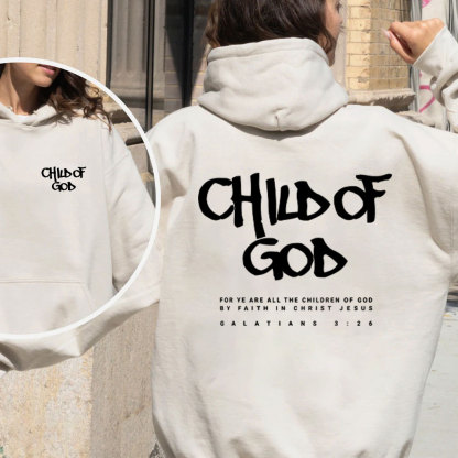 Child Of God Christian Fleece Hoodie Set