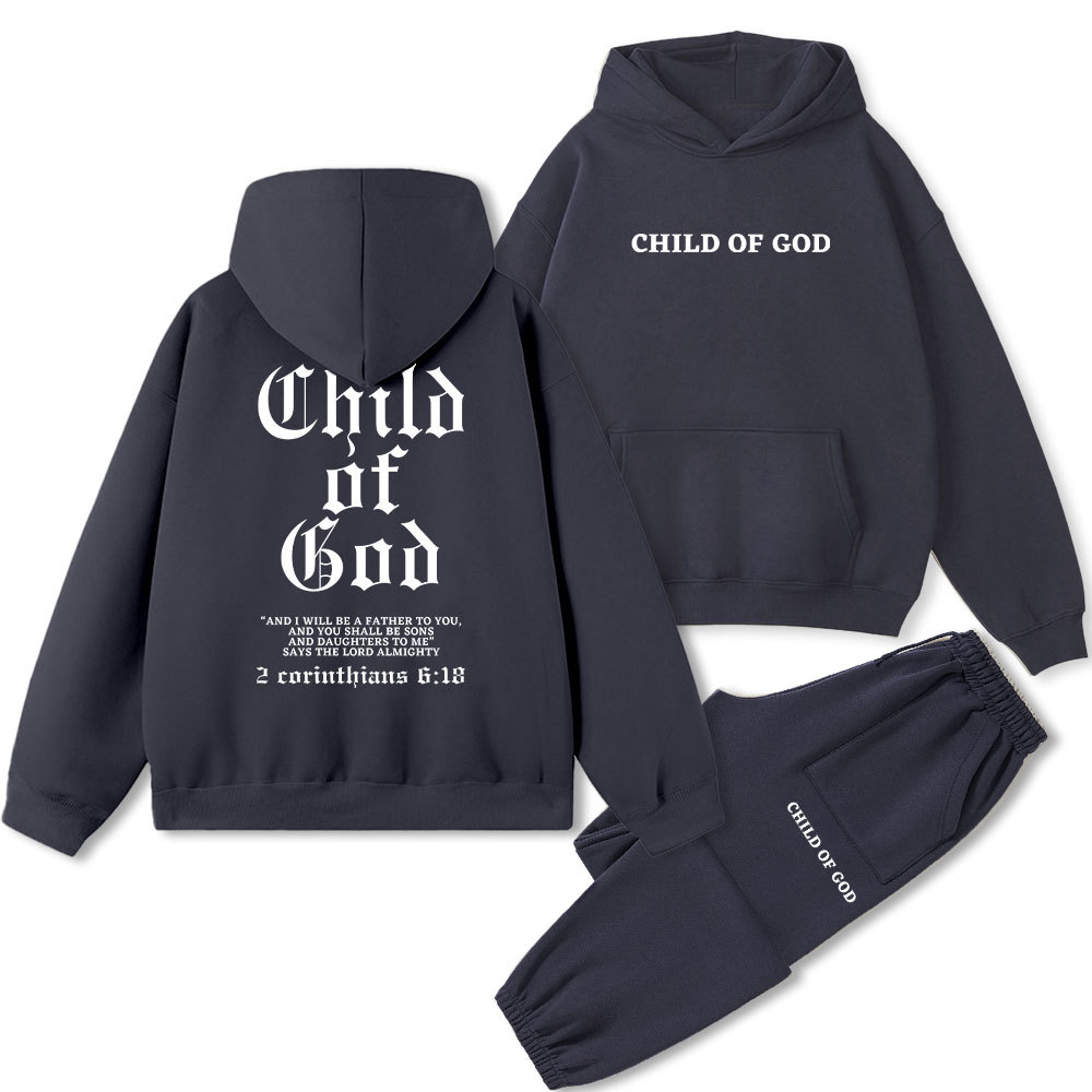 Child Of God Christian Fleece Hoodie Set