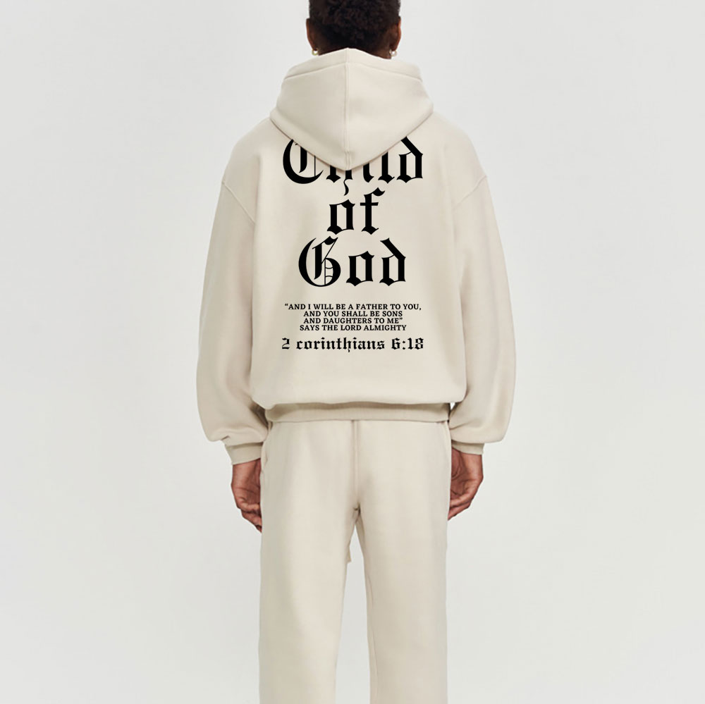 Child Of God Christian Fleece Hoodie Set