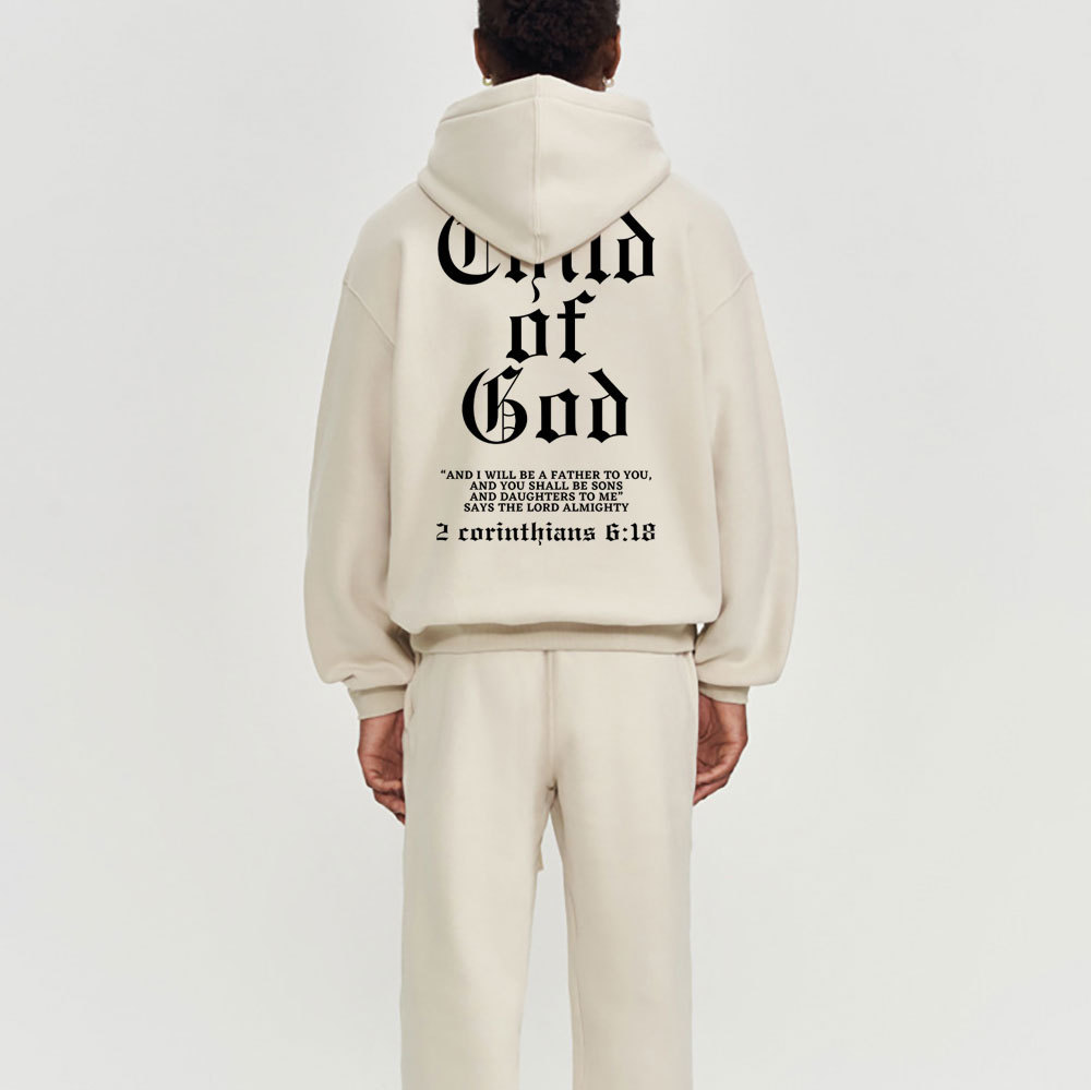 Child Of God Christian Fleece Hoodie Set