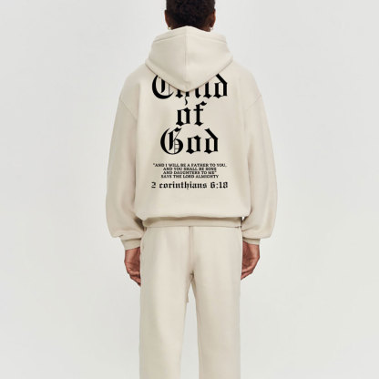 Child Of God Christian Fleece Hoodie Set