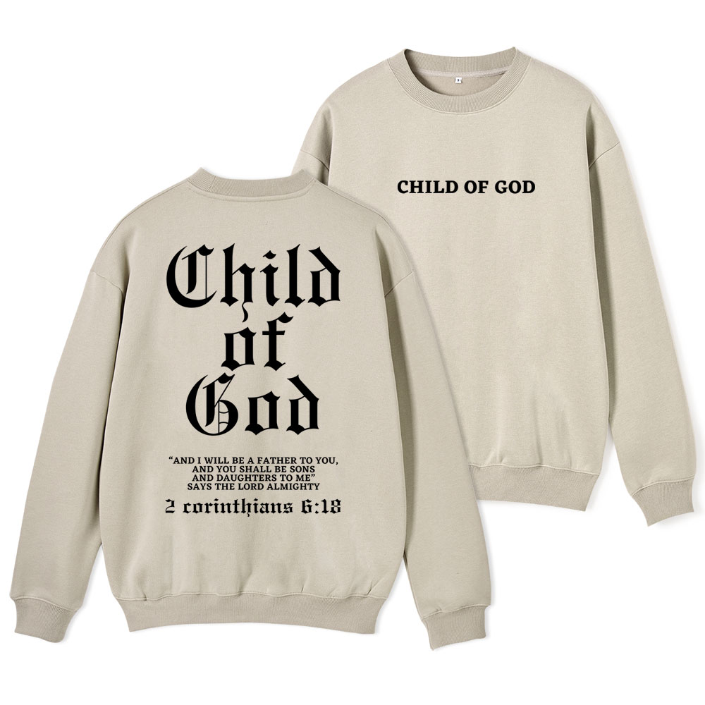 Child Of God Christian Fleece Sweatshirt