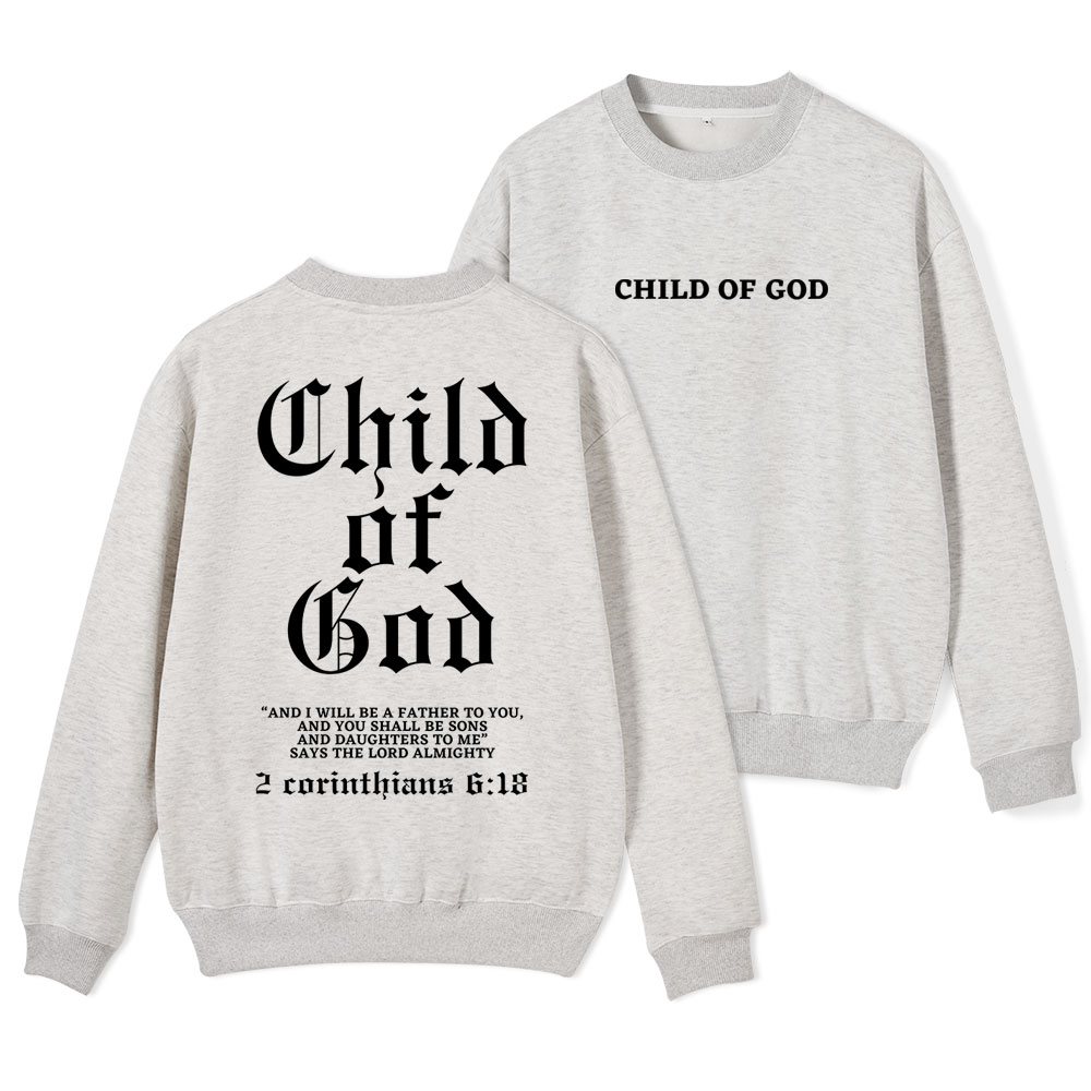 Child Of God Christian Fleece Sweatshirt