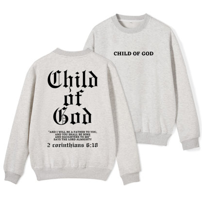 Child Of God Christian Fleece Sweatshirt
