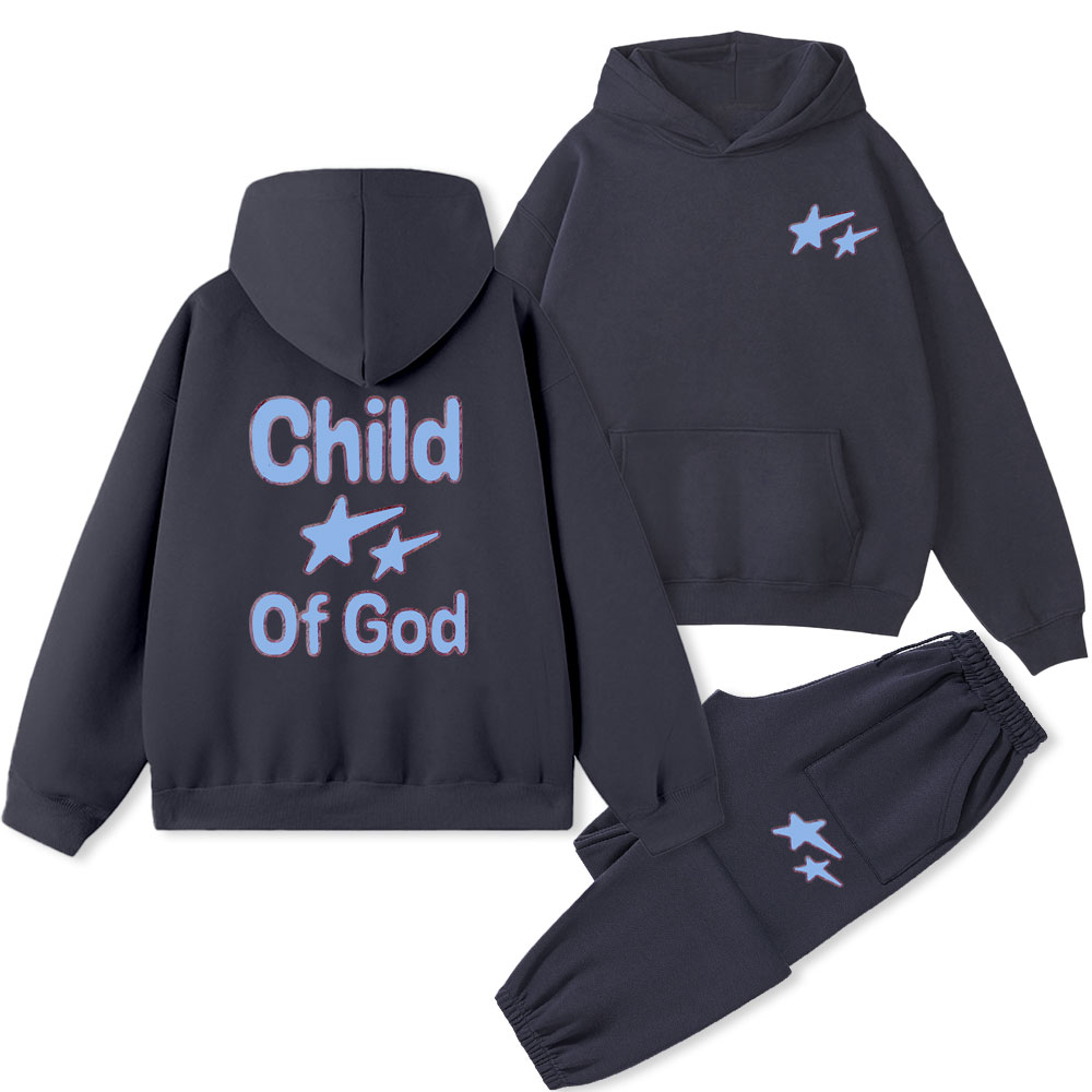Child Of God Christian Fleece Hoodie Set