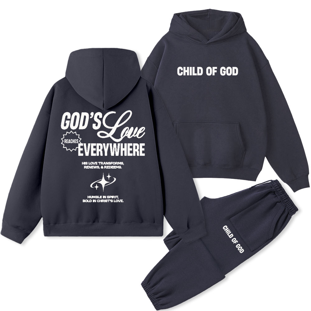 Child Of God Christian Fleece Hoodie Set