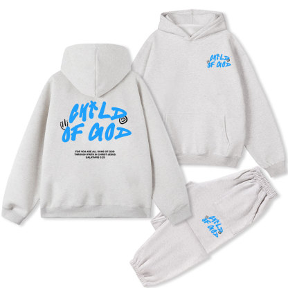 Child Of God Christian Fleece Hoodie Set