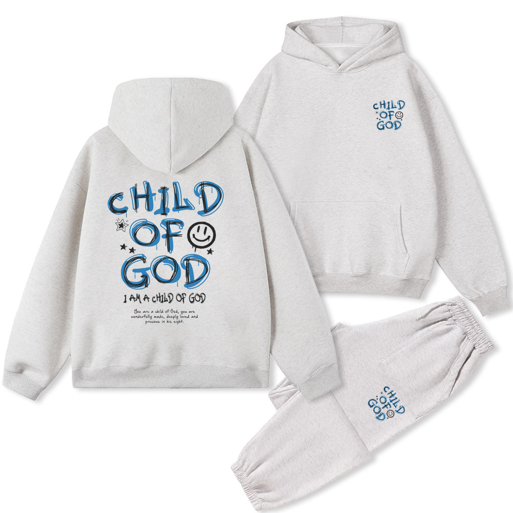 Child Of God Christian Fleece Hoodie Set