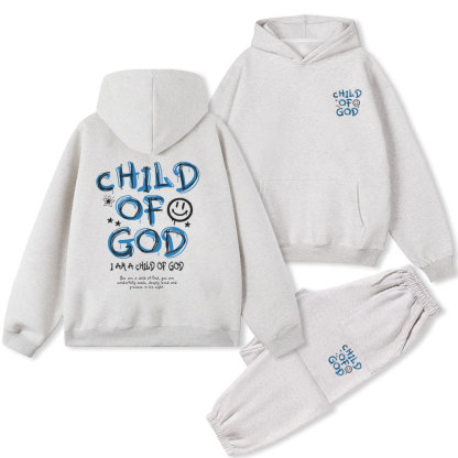 Child Of God Christian Fleece Hoodie Set