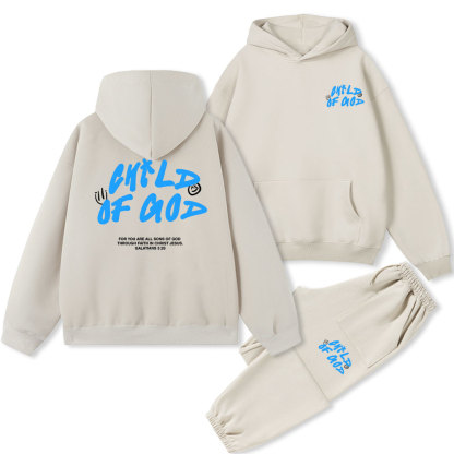 Child Of God Christian Fleece Hoodie Set