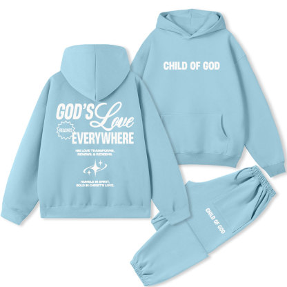 Child Of God Christian Fleece Hoodie Set