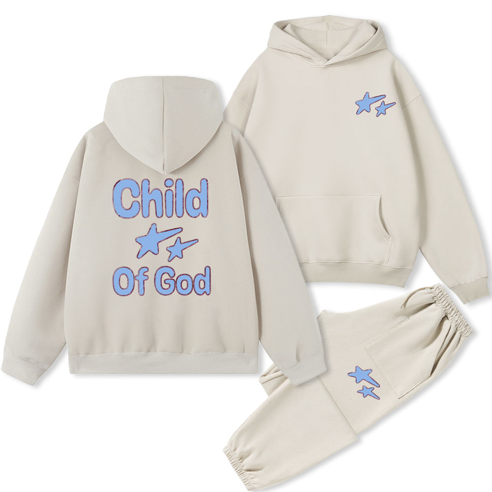 Child Of God Christian Fleece Hoodie Set