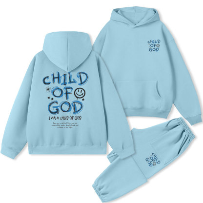 Child Of God Christian Fleece Hoodie Set