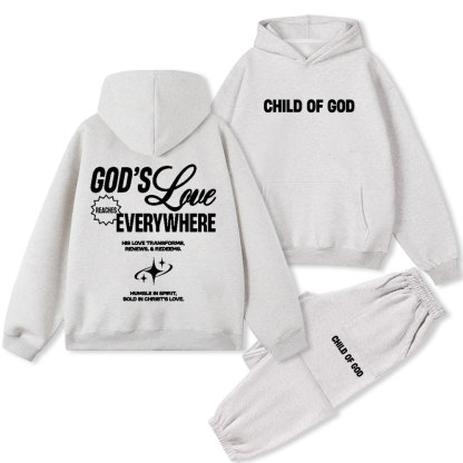 Child Of God Christian Fleece Hoodie Set