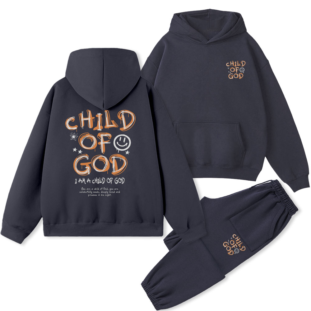 Child Of God Christian Fleece Hoodie Set