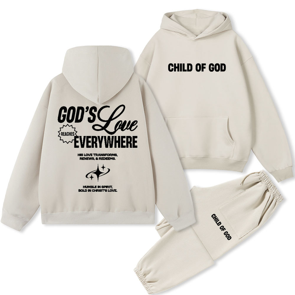 Child Of God Christian Fleece Hoodie Set