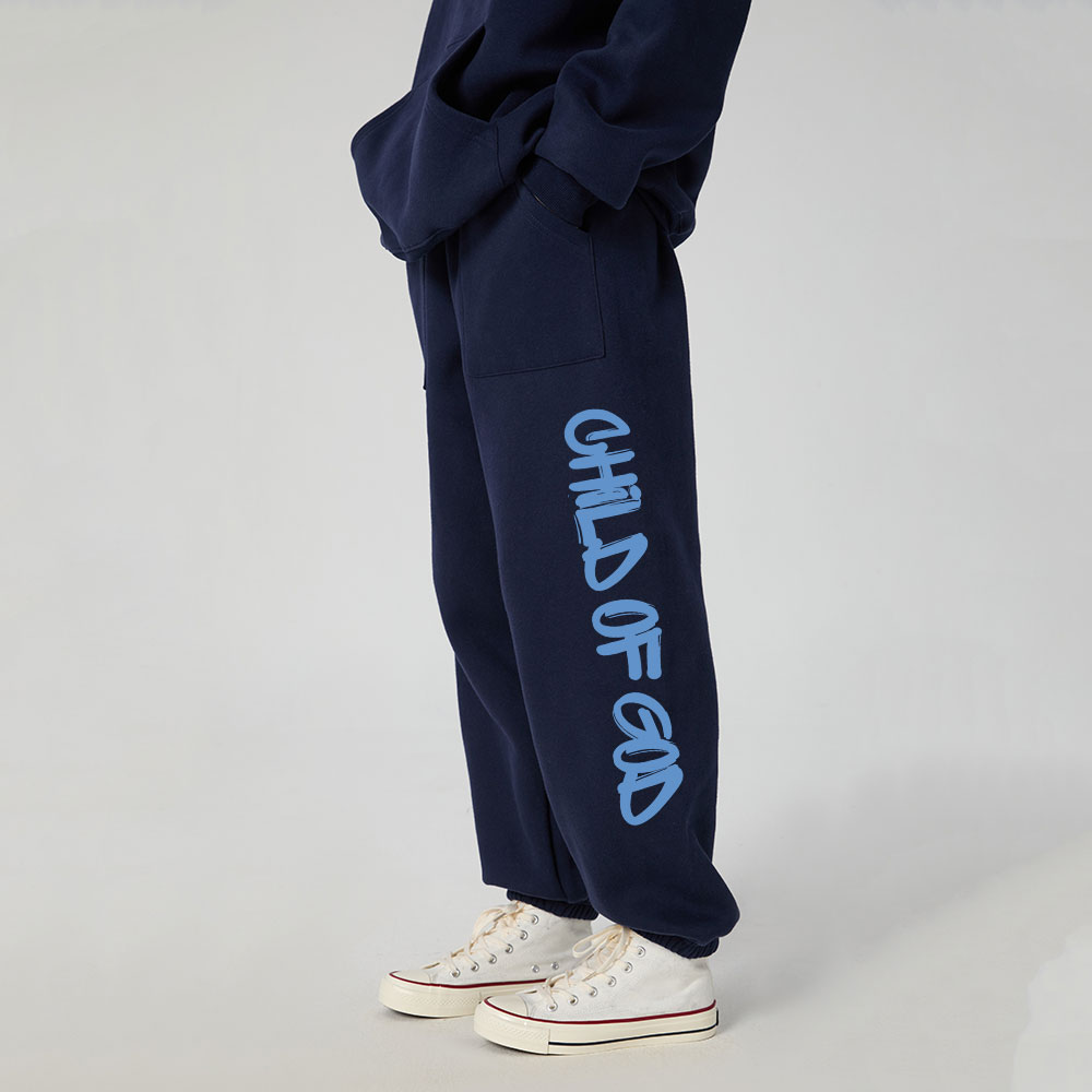 Child Of God Christian Fleece Sweatpants
