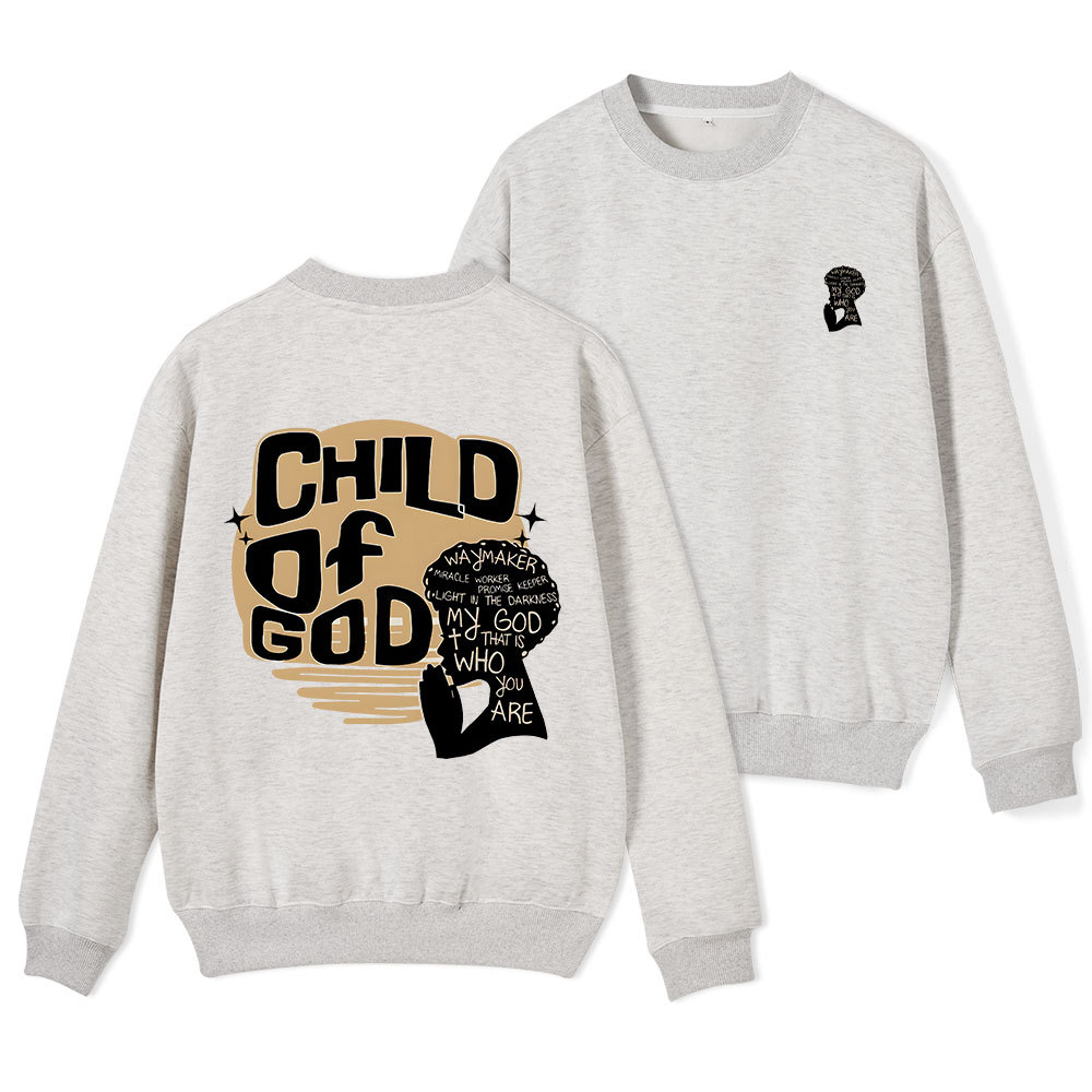 Child Of God Christian Fleece Sweatshirt