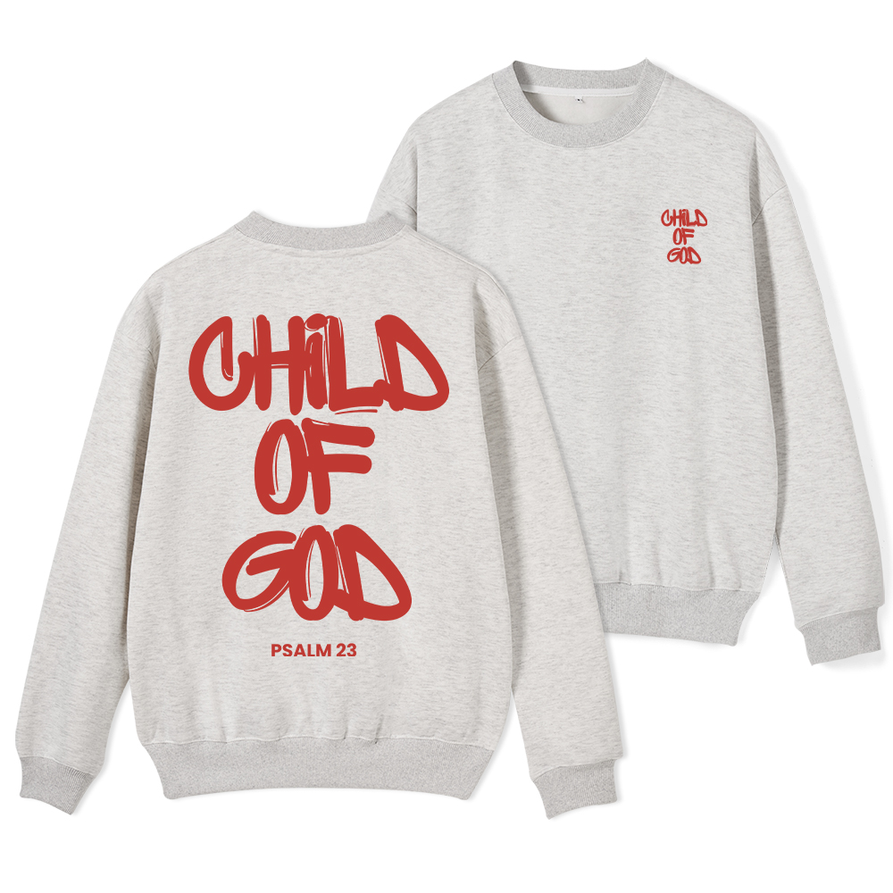 Child Of God Christian Fleece Sweatshirt