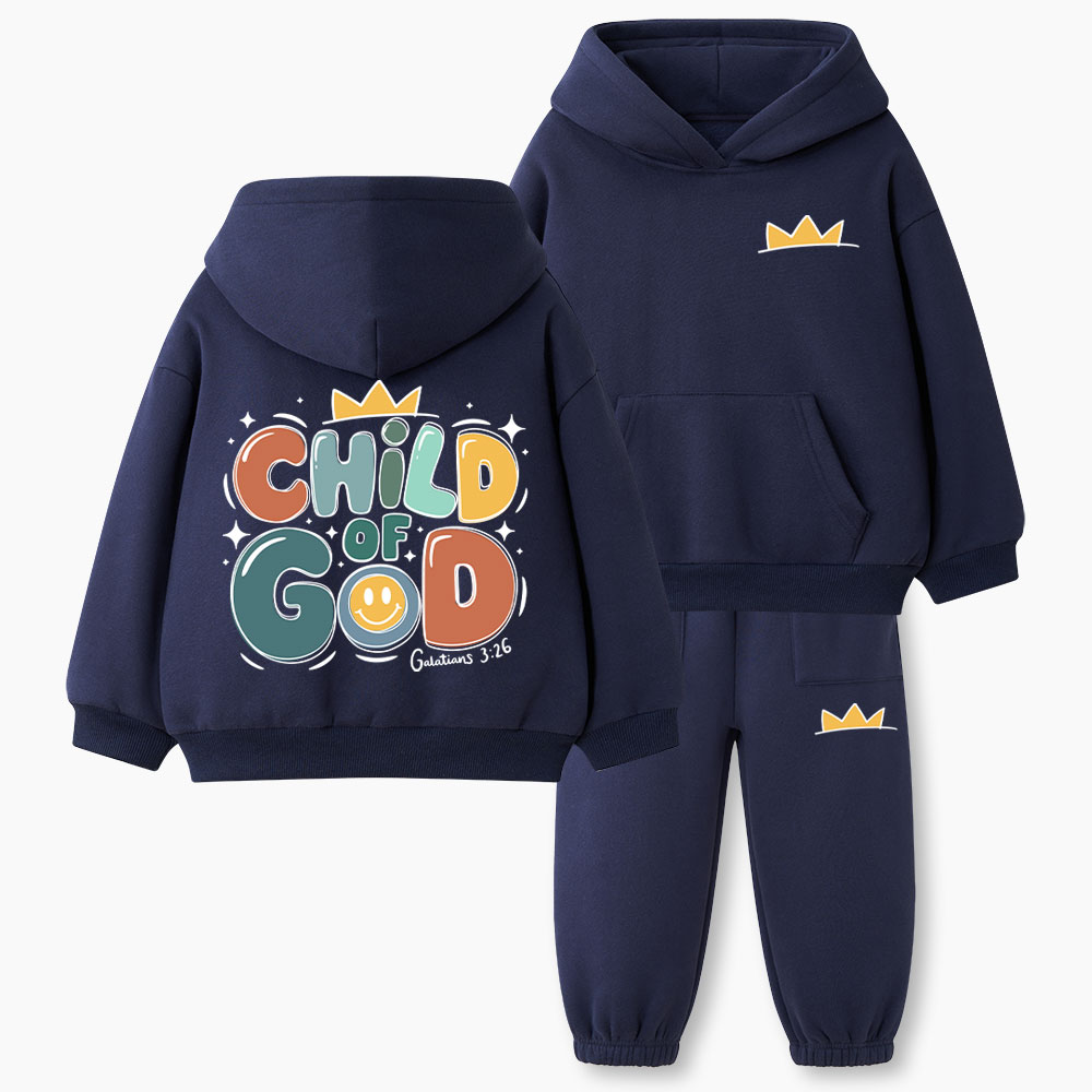 Child Of God Christian Kid Fleece Hoodie Set