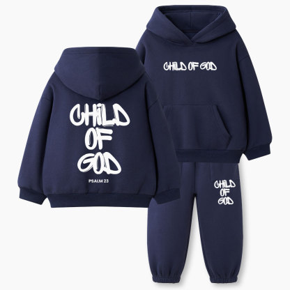 Child Of God Christian Kid Fleece Hoodie Set