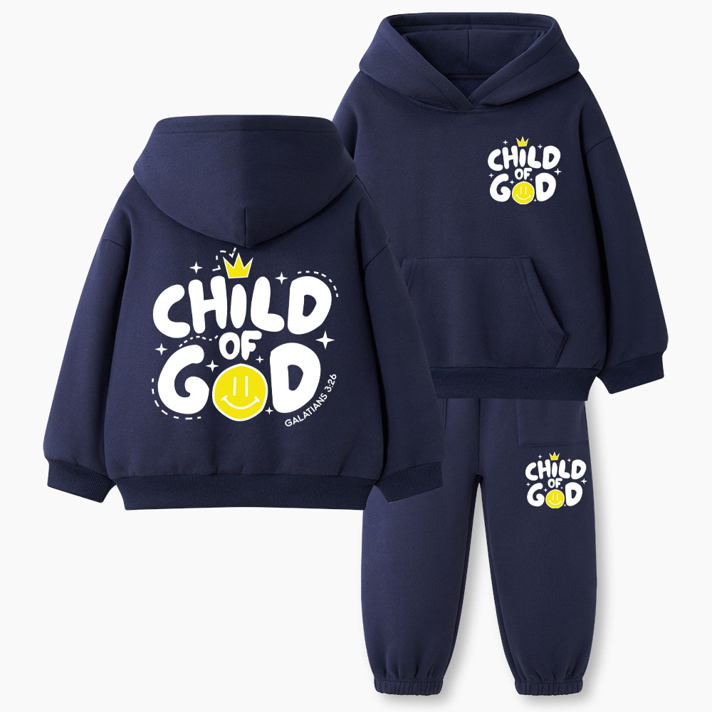 Child Of God Christian Kid Fleece Hoodie Set
