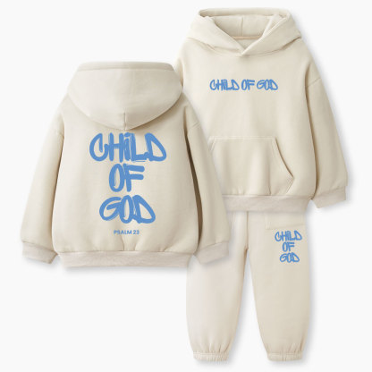 Child Of God Christian Kid Fleece Hoodie Set