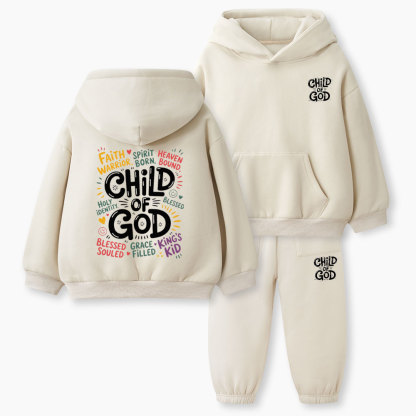 Child Of God Christian Kid Fleece Hoodie Set