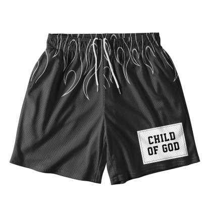 Child Of God Christian Mesh Shorts