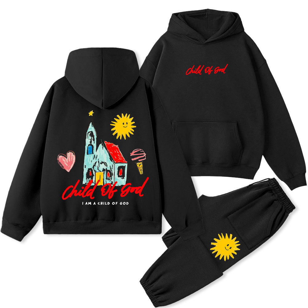 Child Of God Christian Premium Fleece Hoodie Set