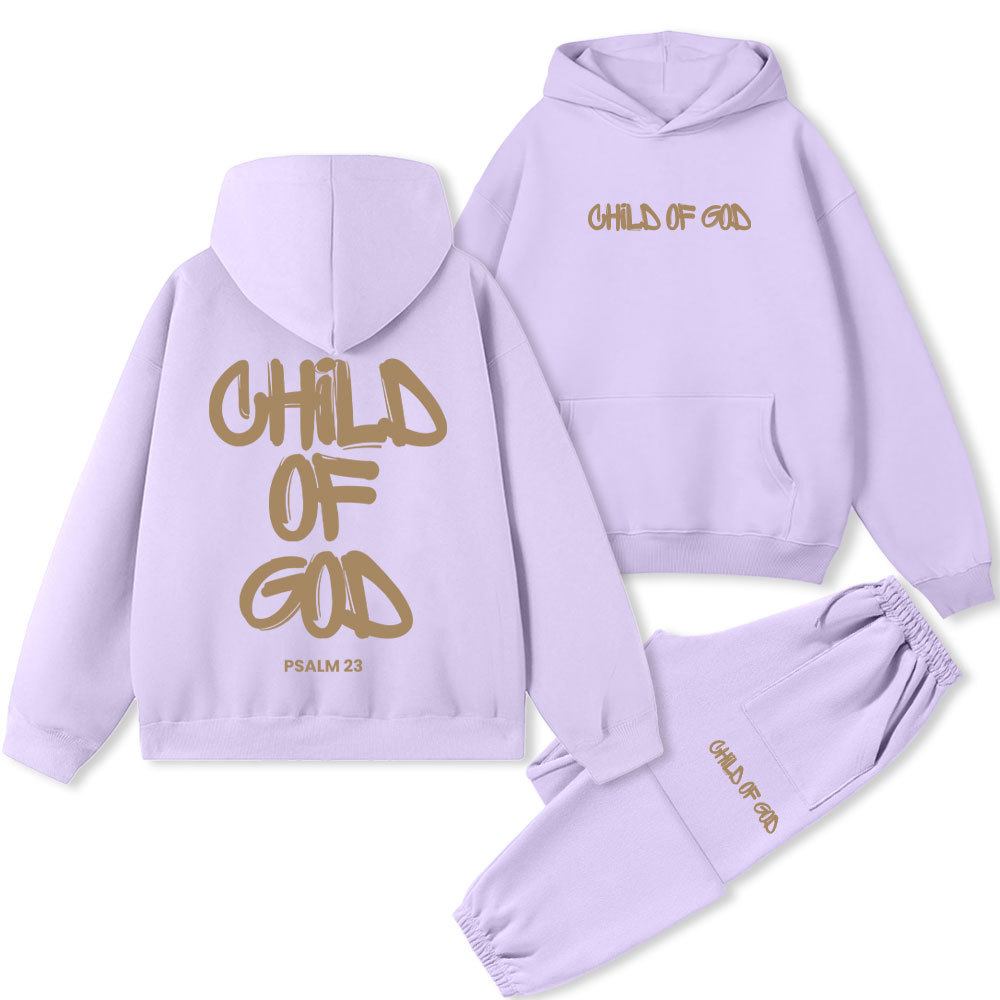 Child Of God Christian Premium Fleece Hoodie Set
