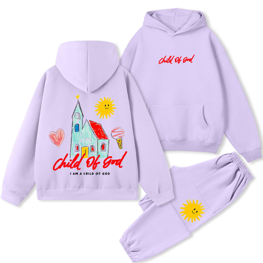 Child Of God Christian Premium Fleece Hoodie Set