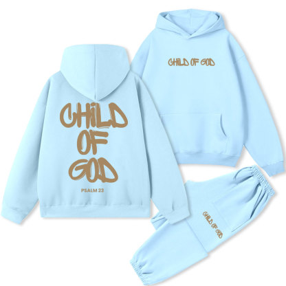 Child Of God Christian Premium Fleece Hoodie Set