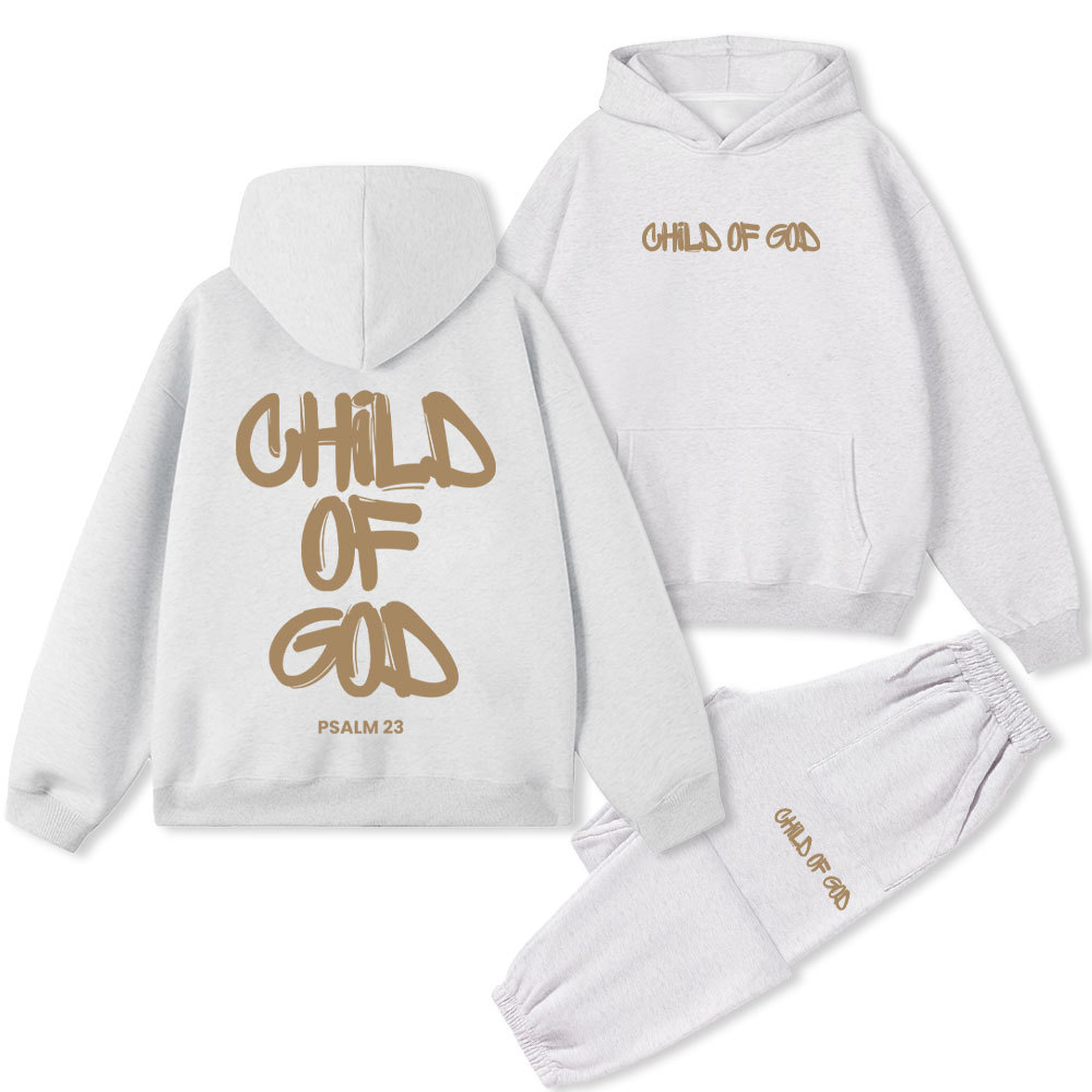 Child Of God Christian Premium Fleece Hoodie Set