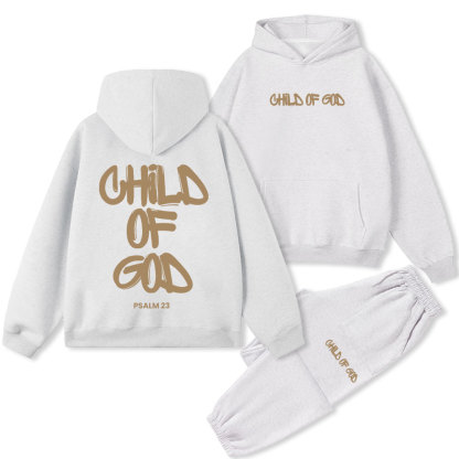 Child Of God Christian Premium Fleece Hoodie Set