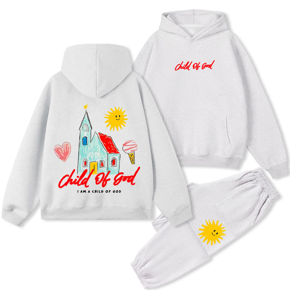 Child Of God Christian Premium Fleece Hoodie Set