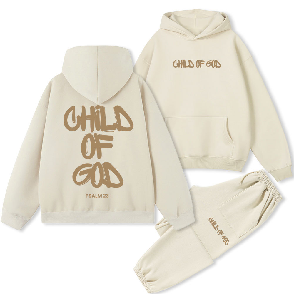 Child Of God Christian Premium Fleece Hoodie Set