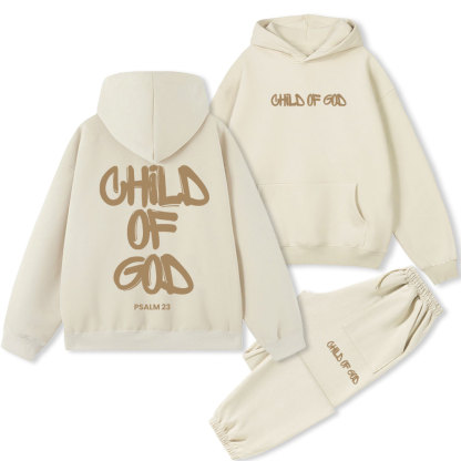 Child Of God Christian Premium Fleece Hoodie Set