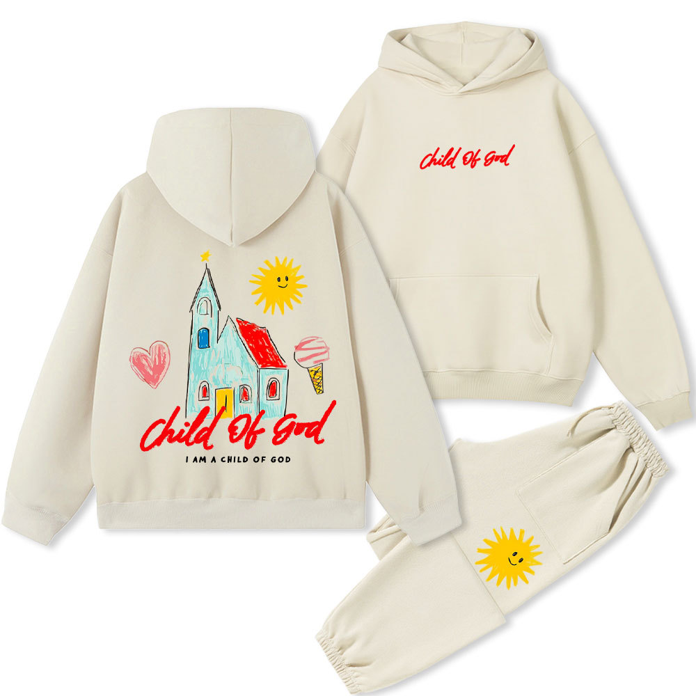 Child Of God Christian Premium Fleece Hoodie Set