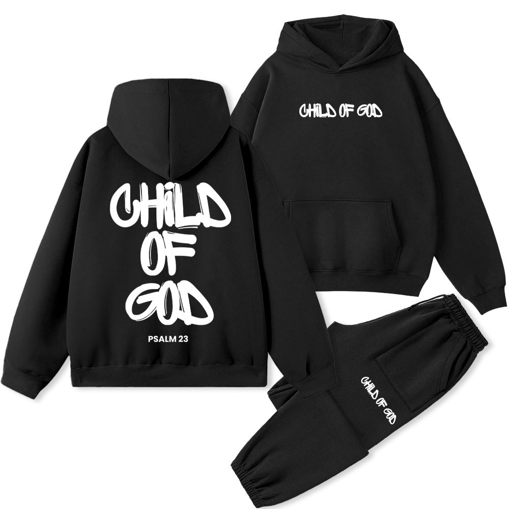 Child Of God Christian Premium Fleece Hoodie Set