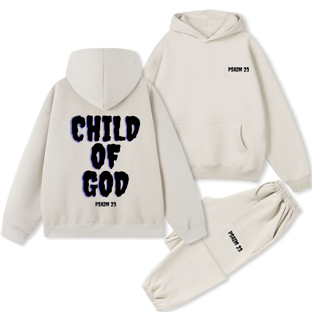 Child Of God Christian Premium Fleece Hoodie Set