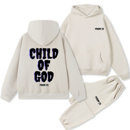 Child Of God Christian Premium Fleece Hoodie Set