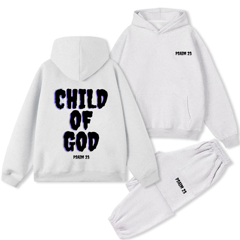 Child Of God Christian Premium Fleece Hoodie Set