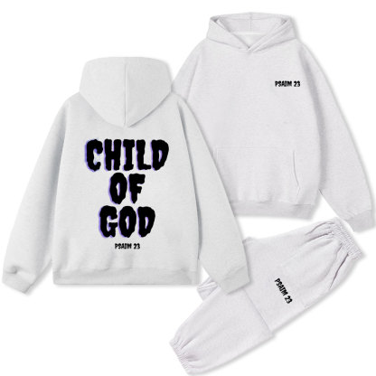 Child Of God Christian Premium Fleece Hoodie Set