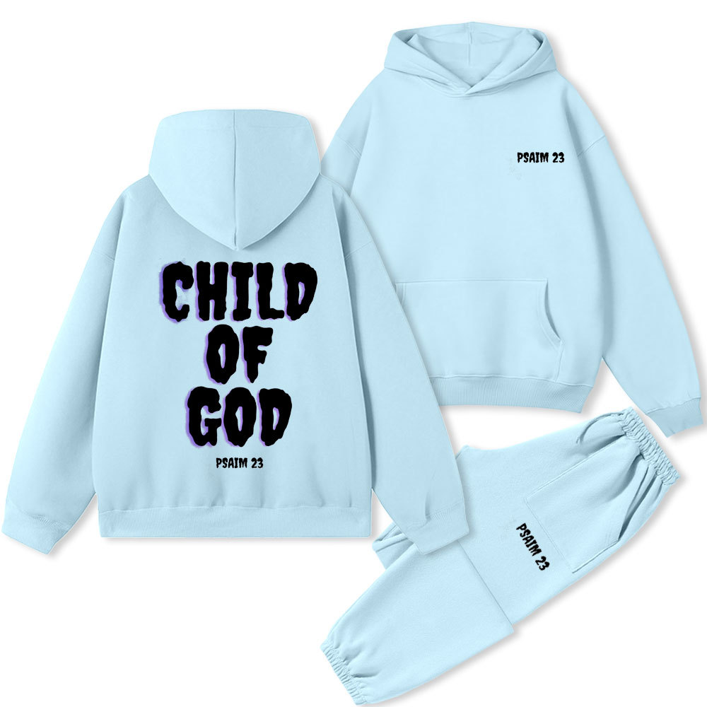 Child Of God Christian Premium Fleece Hoodie Set