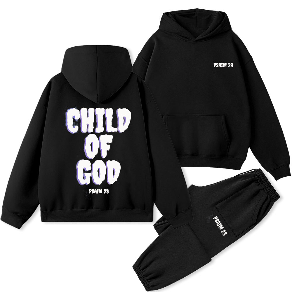 Child Of God Christian Premium Fleece Hoodie Set