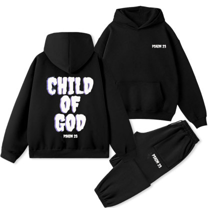 Child Of God Christian Premium Fleece Hoodie Set