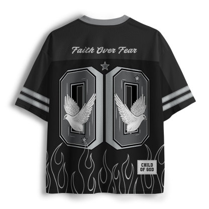 Child Of God Christian Red Mesh Jersey