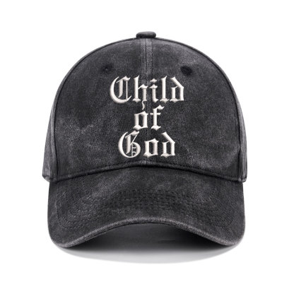 Child Of God Christian Washed Hat
