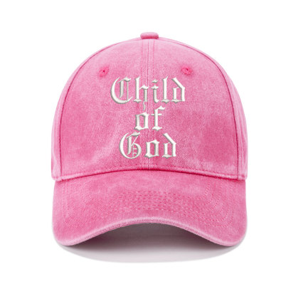 Child Of God Christian Washed Hat